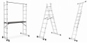 RUSZTOWANIE ALUMINIOWE / drabina / drabina rozstawna 2x8