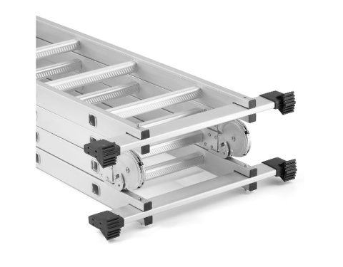Wielofunkcyjna DRABINA PRZEGUBOWA aluminiowa 4x4 z PODESTEM
