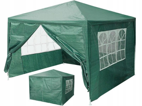 Namiot ogrodowy imprezowy 3x3m + 4 ścianki