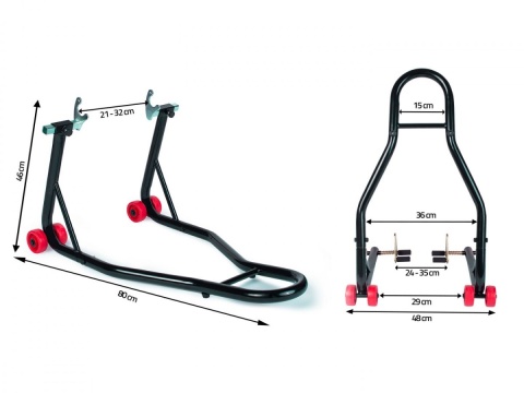 Stojak MT2 / Podnośnik do motocykla przód / tył do 300kg ( 2 x 150kg )