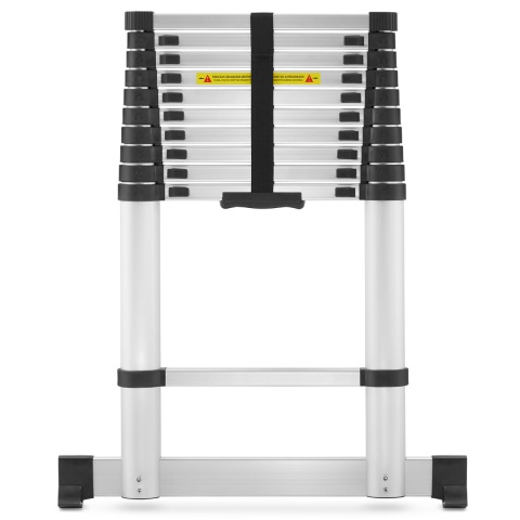 DRABINA TELESKOPOWA ALUMINIOWA przystawna do 380cm do 150 kg