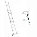 RUSZTOWANIE aluminiowe 2x8 do pracy na SCHODACH - uniwersalne 3w1