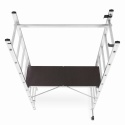 RUSZTOWANIE aluminiowe 2x8 do pracy na SCHODACH - uniwersalne 3w1