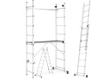 RUSZTOWANIE aluminiowe 2x8 do pracy na SCHODACH - uniwersalne 3w1