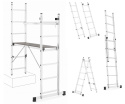 RUSZTOWANIE aluminiowe 2x6 do pracy na SCHODACH - wielofunkcyjne 3w1