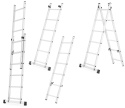 RUSZTOWANIE aluminiowe 2x6 do pracy na SCHODACH - wielofunkcyjne 3w1