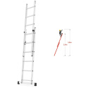 RUSZTOWANIE aluminiowe 2x6 do pracy na SCHODACH - wielofunkcyjne 3w1