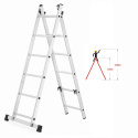 RUSZTOWANIE aluminiowe 2x6 do pracy na SCHODACH - wielofunkcyjne 3w1