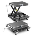 Mobilny podnośnik motocyklowy nożycowy do 500kg grafitowy