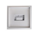 Odpływ kwadratowy Minimalistyczny Ściek wodny 25x25