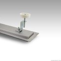 Odpływ liniowy Czarny Szklany z syfonem 80cm