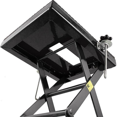 Podnośnik hydrauliczy nożycowy czarny