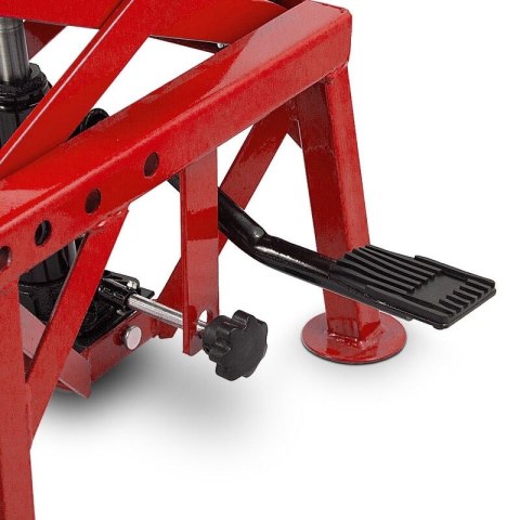 Podnośnik hydrauliczy nożycowy czerwony