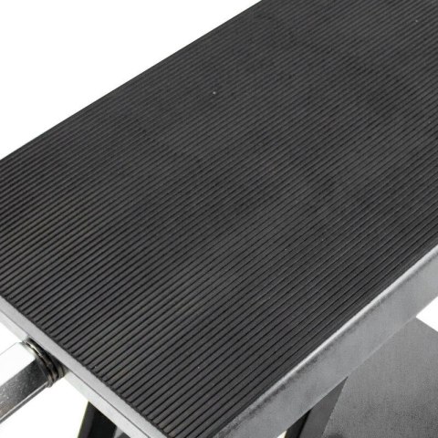 Podnośnik nożycowy korbowy do motocykla 450kg grafitowy