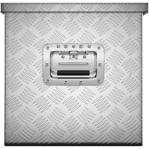 SKRZYNIA NARZĘDZIOWA transportowa aluminiowa zamykana na klucz 150 l