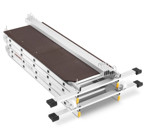 RUSZTOWANIE ALUMINIOWE jezdne DR2x5 wysokość robocza do 4,0 m