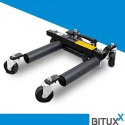 Wózek manewrowy hydrauliczny pod koła 2 sztuki czarny