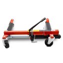 Wózek manewrowy hydrauliczny pod koła 2 sztuki czerwony