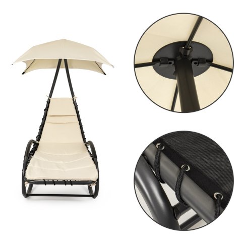 Fotel ogrodowy leżak leżanka bujana ogrodowa hamak MultiGarden