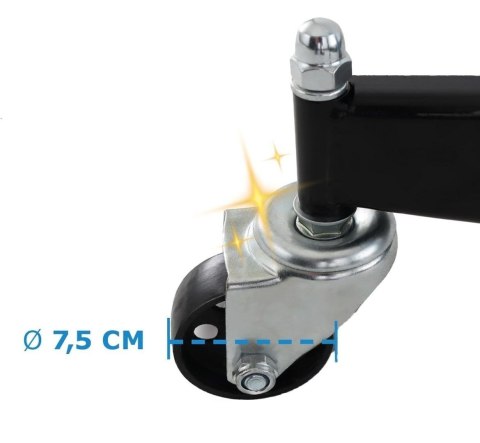 Hydrauliczny podnośnik do skrzyń biegów do 500kg niebieski