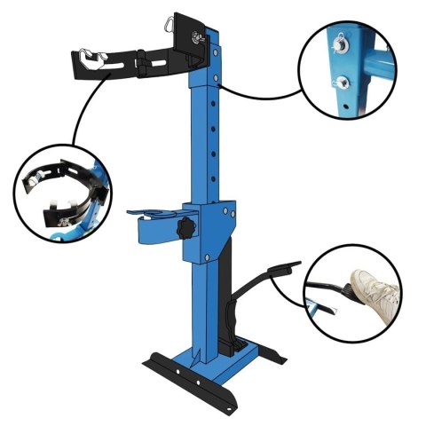 Hydrauliczny ściągacz sprężyn amortyzatorów 2.5t