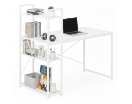 BIURKO Komputerowe / Szkolne 120x60 cm z regałem (3 półki)