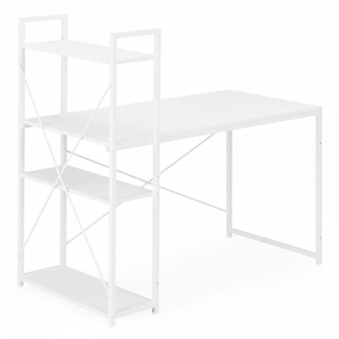 BIURKO Komputerowe / Szkolne 120x60 cm z regałem (3 półki)