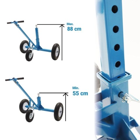 Pomoc manewrowa do przyczepki z kołem podporowym do 453kg zaczep kulowy 50mm