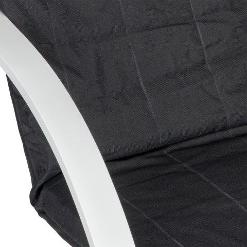 Fotel fiński bujany finka do salonu biały gięta sklejka ModernHome