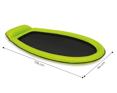 Materac plażowy z siateczką do pływania chłodzący zielony INTEX 58836 GREEN