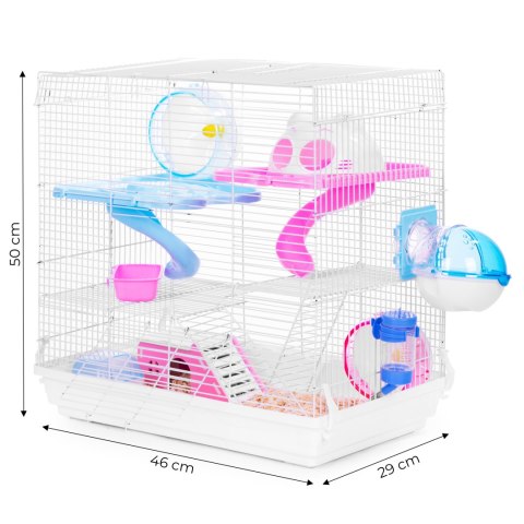 Klatka dla chomika świnki morskiej gryzoni pełne wyposażenie Petsi