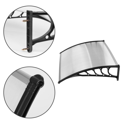 Daszek nad drzwi 120x100 cm zadaszenie osłona poliwęglan MultiGarden