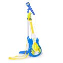 Zestaw gitara elektryczna mikrofon statyw dla dzieci MP3 - niebieska