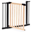 Bramka barierka zabezpieczająca 74-100 cm na schody i drzwi metal drewno dodatkowe panele