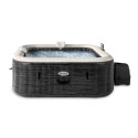Nadmuchiwane SPA kwadratowe basen z hydromasażem 6 os. 196x71 cm akcesoria premium INTEX 28452