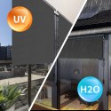 Roleta markiza pionowa zwijana na korbkę balkon taras altana antracyt MultiGarden