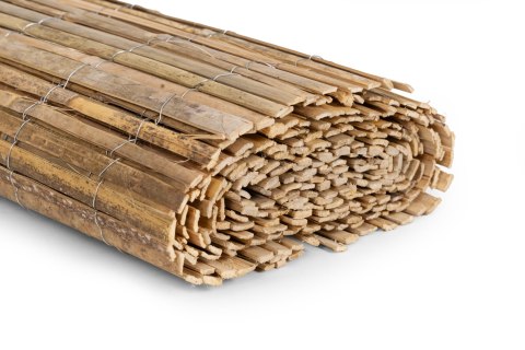 Dwustronna mata bambusowa 150x300 cm na balkon taras ogrodzenie naturalna MultiGarden