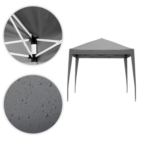 Namiot pawilon ogrodowy 3x3 m rozkładany automatycznie daszek do ogrodu na taras MultiGarden