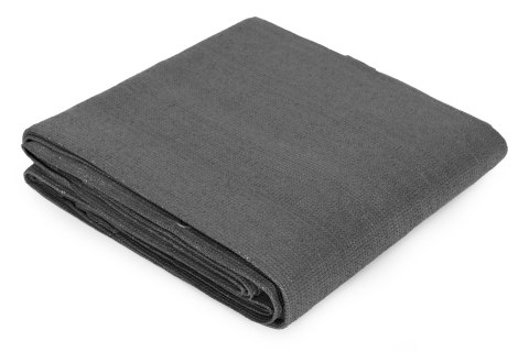 Osłona balkonowa z okuciami 100x700 cm siatka cieniująca + elementy instalacyjne szara MultiGarden