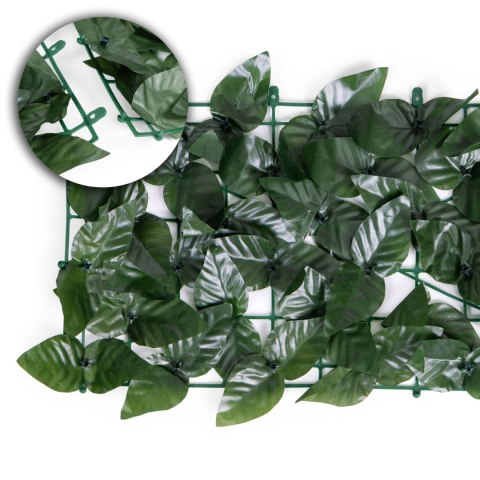 Sztuczny bluszcz żywopłot 3 szt. 500x150 cm zielona osłona na balkon maskująca