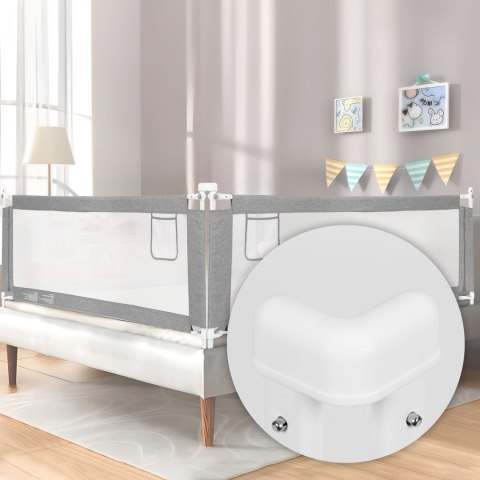 Barierka ochronna na łóżko 160 cm osłona zabezpieczenie dla dzieci ECOTOYS