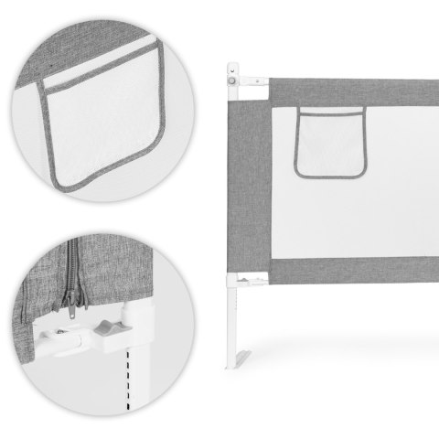 Barierka ochronna na łóżko 160 cm osłona zabezpieczenie dla dzieci ECOTOYS