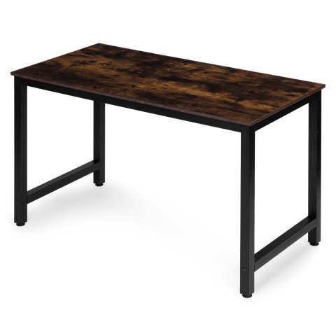 Biurko komputerowe szkolne stół 120x60 cm postarzany orzech ModernHome