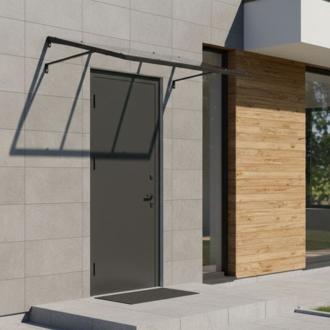 Daszek nad drzwi wejściowe 140x90 cm zadaszenie osłona UV MultiGarden