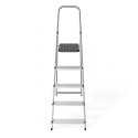 Drabina aluminiowa jednostronna 5 stopni składana z podestem 150 kg ModernHome