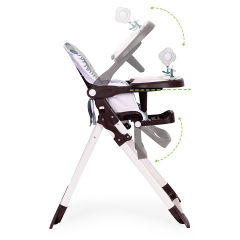 Fotelik krzesełko do karmienia dzieci składane + zabawki ECOTOYS