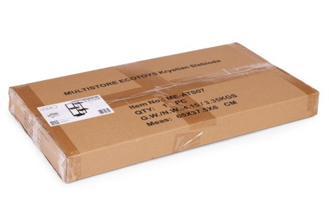 Kwietnik ścienny półka wisząca na kwiaty ozdoby 4 poziomy loft ModernHome