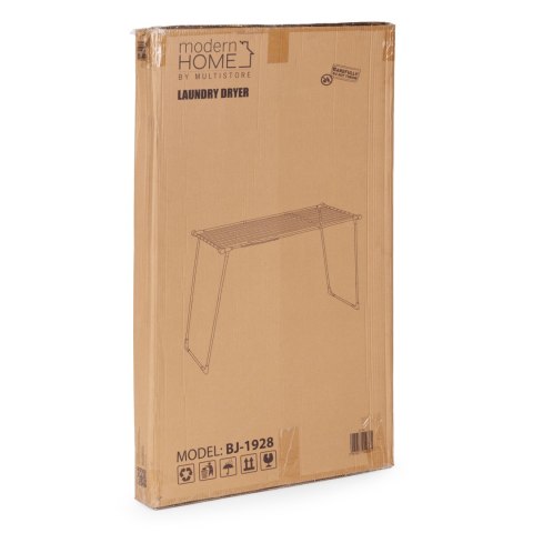 Suszarka na pranie stojąca rozsuwana teleskopowa 19 metrów składana czarna