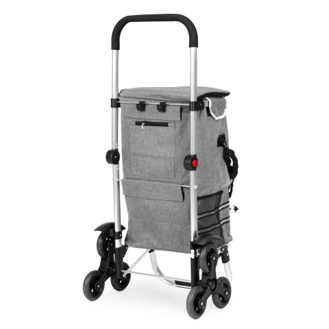 Wózek na zakupy składany torba 30 litrów potrójne koła kieszeń termiczna ModernHome