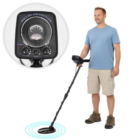 Wykrywacz metali detektor 2 tryby do poszukiwań złota srebra monet